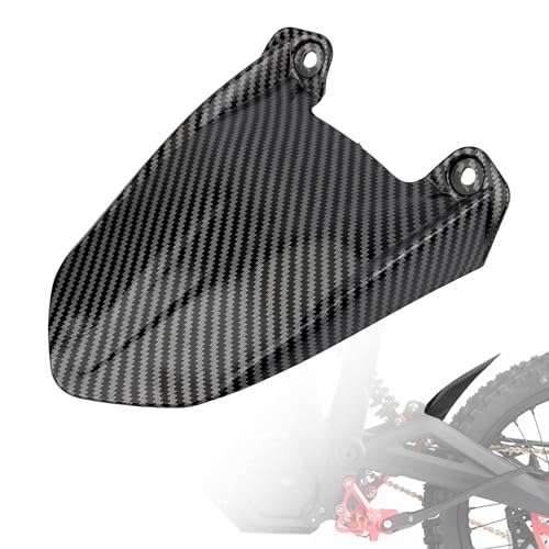 Ebike Rear Fender Carbon Fiber Motorcycle Fender Mudguard Replacement for Talaria Sting MX3 MX4 MX5 Electric Dirt Bike - color: Rear Fender, size: Carbon Fiber