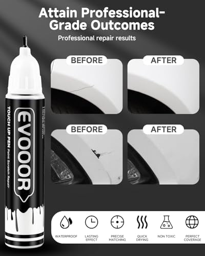 Touch Up Paint Compatible with Nissan Exact Match 2 in 1 Touch up Paint for Chips and Nicks Repair (Brilliant Silver Metallic(K23) Compatible with All Models) - color: Brilliant Silver Metallic(K23) Compatible with All Models