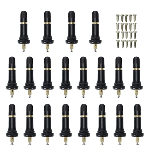 BLACKHORSE-RACING 20PCS TPMS Rubber Snap-in Tire Pressure Sensor Valve Stem - size: TPMS-20pcs