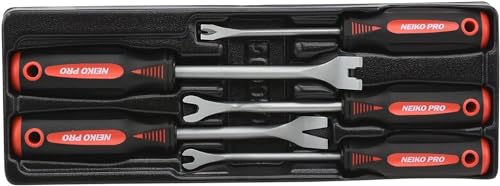 Neiko 20596B Auto Trim Panel Removal Tool Set with Soft Grip (5 Piece) - size: Trim Removal Set