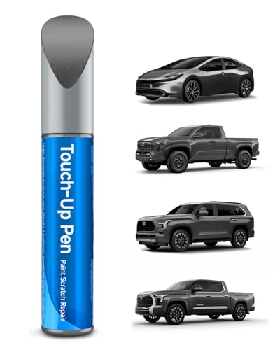 1G3 Magnetic Gray Metallic Touch Up Paint Compatible with Toyota Exact Match Touch Up Paint Car Scratch Repair - color: Magnetic Gray Metallic(1G3) compatible with 4Runner/Avalon-models/Corolla/Crown/Highlander-models/Land-Cruiser/Prius/Prius-c/Prius-Prim