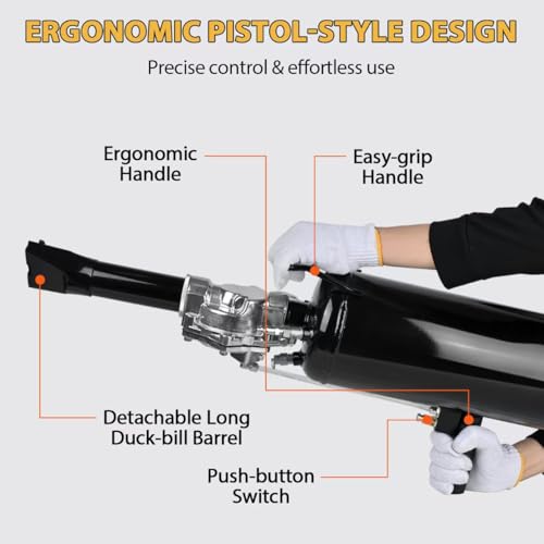 3.2Gal/12L Tire Bead Seater, 145 PSI Portable Tire Inflator, Handheld Trigger Seating Inflator for Tractor, Truck, ATV, Car & Auto Repair, Black