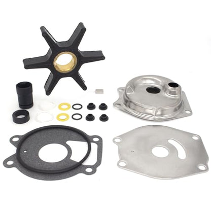 99157T2 Outboard Water Pump Impeller Kit for Mercury Mariner 13.5-25 HP - size: Mercury 13.5-25 HP with Housing