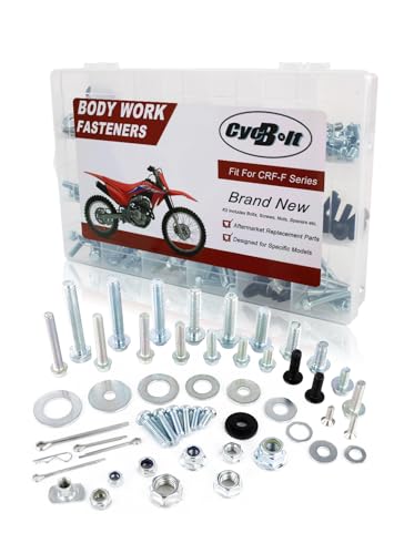 250 PCS Dirt Bike Body Bolt Kit Fit for CRF250F CRF150F CRF125F