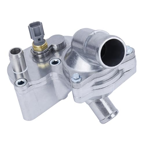 Upgrade Aluminum Thermostat Housing Assembly(1PCS). Replaces Part #2L2Z8592AA 2L2Z8592BA. Fit for Ford Explorer 2002-2010 4.0L V6,Mercury Mountaineer 2002-2010 4.0L V6.