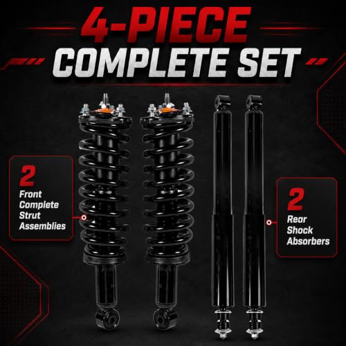 4PCS Front Rear Struts Shock Assembly Fit for Toyota Tundra RWD 2000-2006 - color: 4 Pcs, size: Tundra RWD 00-06