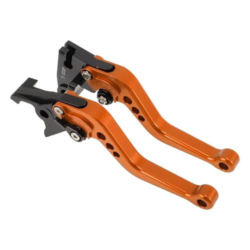 Short Brake Clutch Levers for Triumph Tiger 800 XC/XCX 2015-2018 - color: Orange