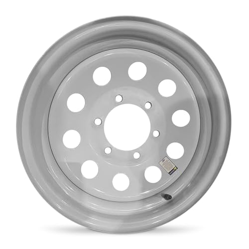 Trailer 15x6 Steel Rim 6-139.7mm or 6-5.5" Load 2860lb - Road Ready Trailer Wheel
