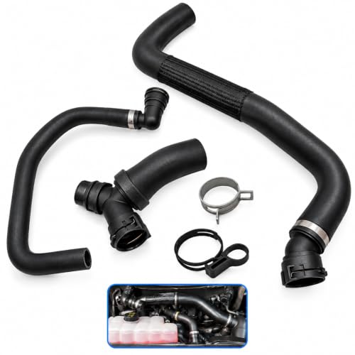 FZJDSD 3Pcs Radiator Hose Set for F-150 5.0L 2011-2020 CL3Z-8260-A