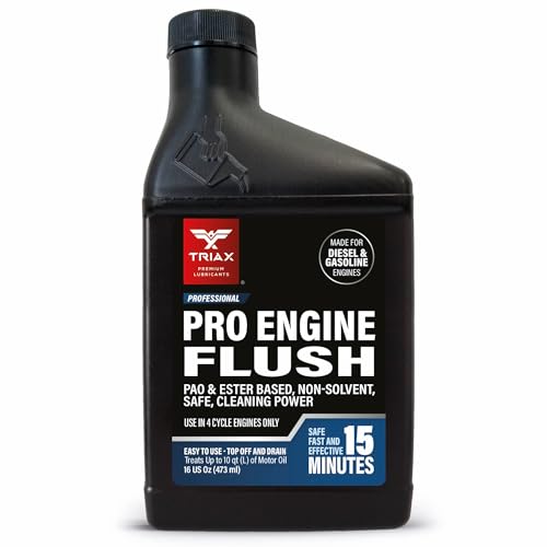 TRIAX Pro-Engine Flush - Oil-Based Flush - Engine Safe (16 oz - 473 ml) - size: 16 oz
