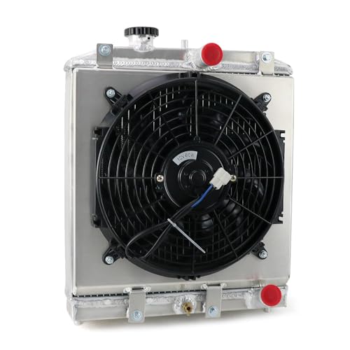4 Row Aluminum Radiator + Shroud + Fan For 92-00 93 94 95 96 97 98 99 Honda Civic EJ EK EG DEL D15 D16
