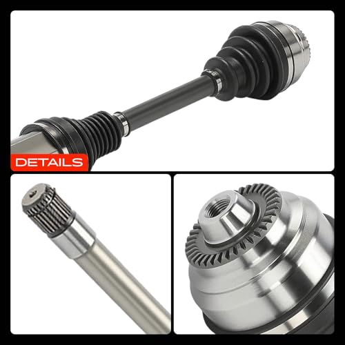 A-Premium Front Right Passenger Side CV Axle Shaft Assembly for BMW Models