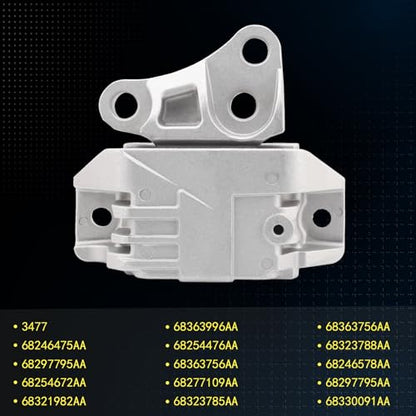 Engine Motor Mount for 2016-2018 Fiat 500X 2.4L - size: 2016-2018 500X 2.4L