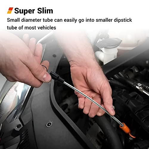 EWK 3.5 x 4.5 mm Slim Hose for 6.5L 10.5L 15L Pneumatic/Manual & Manual Oil Changer Vacuum Fluid Extractor Pump - style: slim 3.5 x 4.5 mm