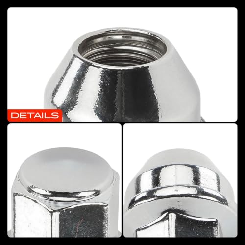 A-Premium Front or Rear M14-1.50 Wheel Lug Nuts, Set of 6 - style: 6PCS