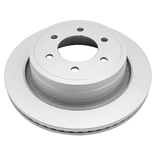TRQ Front & Rear Brake Rotors Set Premium G-Coated - style: BRA15442
