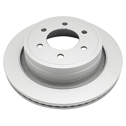 TRQ Front & Rear Brake Rotors Set Premium G-Coated - style: BRA15442