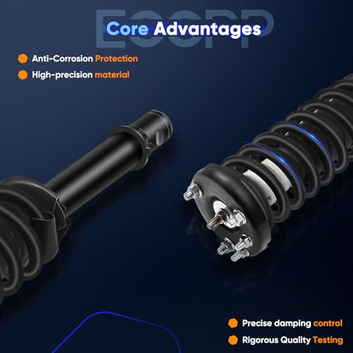 ECCPP 2pcs Front Complete Strut Assembly for Honda for Accord 2003-2007 - size: 172123