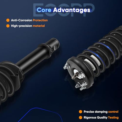 ECCPP 2pcs Front Complete Strut Assembly for Honda for Accord 2003-2007 - size: 172123