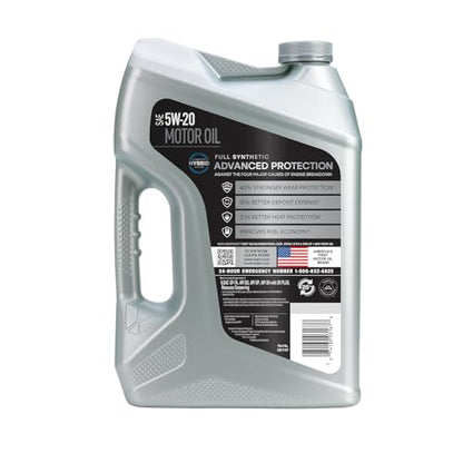 Valvoline Advanced Full Synthetic SAE 5W-20 Motor Oil 5 QT - size: 5 QT, style: Advanced Protection