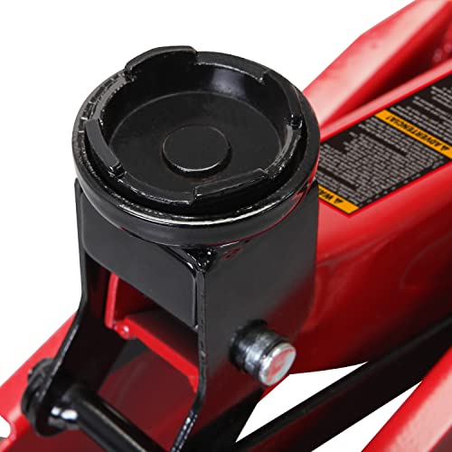 Big RED 1.5 Ton Hydraulic Trolley Service/Floor Jack with Blow Mold Case - size: 1.5 Ton (3,000 lb) with case, style: Steel
