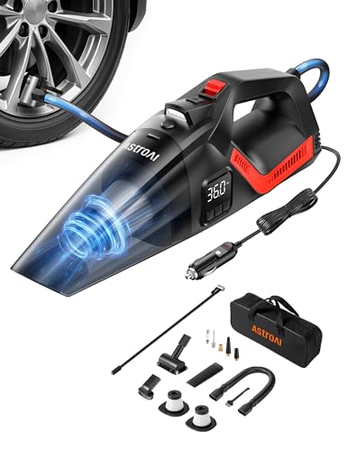 AstroAI 4-in-1 V3 12VDC 16.4FT High Power Handheld Car Vacuum&Tire Inflator