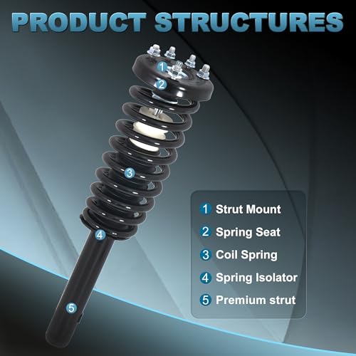 172123 Front Struts Assembly Compatible with 2003-2007 Honda Accord - size: 172123L 172123R