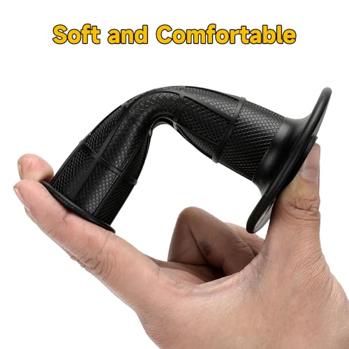 HIAORS 7/8" 22mm Mini Bike Throttle Handlebar Grips Compatible with Coleman CT200U CT200U-EX BT200X Baja Warrior MB200 Doodle Bug DB30 Motovox Massimo Predator 196cc 212cc 6.5hp Pit Dirt Bike Parts