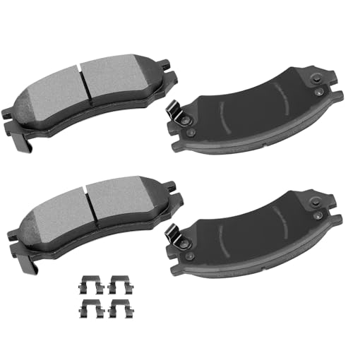 cciyu D507 Brake Pads w/Hardware Front Disc Brake Pad Set - size: Front[D507]