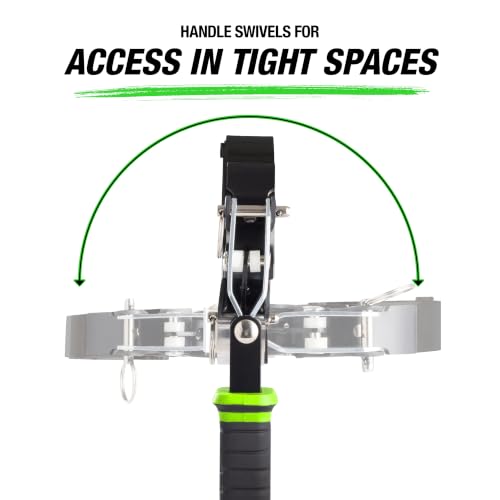 OEMTOOLS 87116 4-in-1 Swivel Oil Filter Wrench, Oil Filter Wrench Set Heavy Duty, Fits Filters Sized 2-3/8" to 4-3/8" in Diameter, Green and Black - size: 2-3/8" - 4-3/8" (4-in-1 Adjustable)