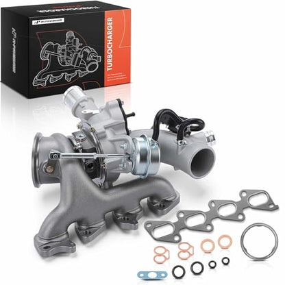 A-Premium Complete Turbo Turbocharger with Gasket Kit & Wastegate Actuator - style: Turbo with Gasket Kit
