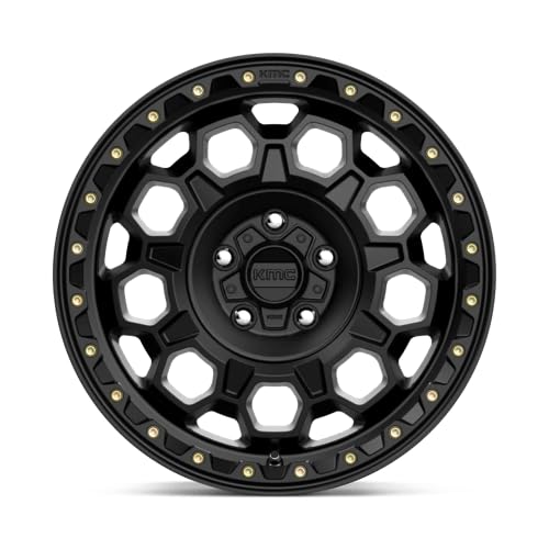 KMC TREK 17X8 6X1205.29 20mm SATIN BLACK - KM54578077720 - color: SATIN BLACK, size: 17X8, 6X120, 5.29, 20mm