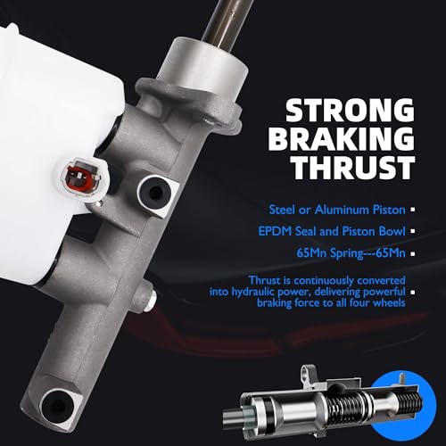 HiSport 472010C010 Brake Master Cylinder with Reservoir and Cap - size: OE# 472010C010
