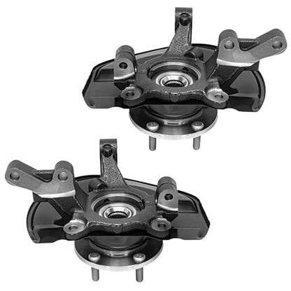 Detroit Axle - FWD 4pc Front Steering Knuckle Kit for Jeep Patriot Compass - size: 4QU48605/ Big strut kit