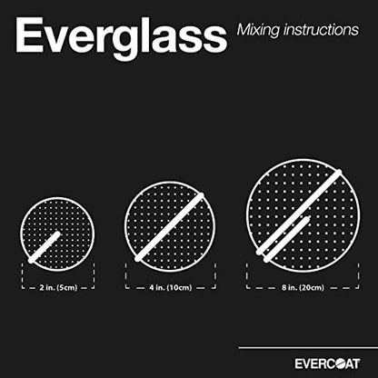 Evercoat Everglass Short Strand Fiberglass Reinforced Filler - Waterproof Filler - 32 Fl Oz