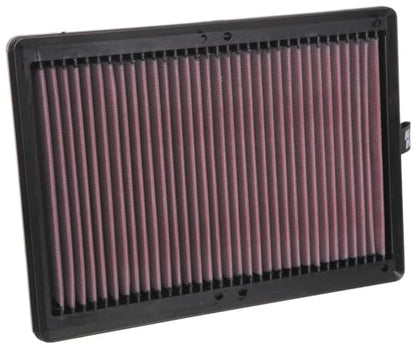 K&N High-Flow Original Lifetime Engine Air Filter: Increase Power: Premium, Washable: Compatible with 2015-2025 HYUNDAI/KIA: Palisade, Santa Fe, Carnival, Sedona, Sorento, Telluride, 33-5075 - style: Lifetime/Washable - Oiled Cotton