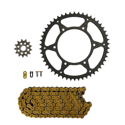 520 Motorcycle Chain and Sprocket Kit compatible with Suzuki RMZ250 2013-2020