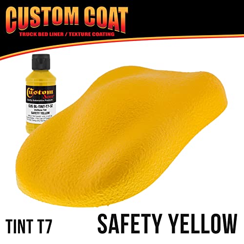 Custom Coat Safety Yellow 1.5 Gallon (6 Quart) Urethane Spray-On Truck Bed