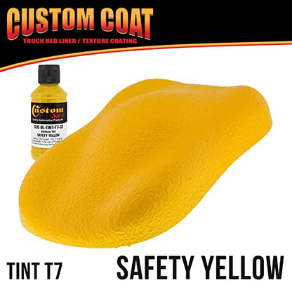 Custom Coat Safety Yellow 1.5 Gallon (6 Quart) Urethane Spray-On Truck Bed