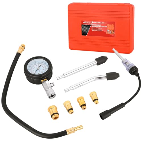 Nilight Compression Tester Kit with Spark Plug Tester 9PCS - color: 9pcs