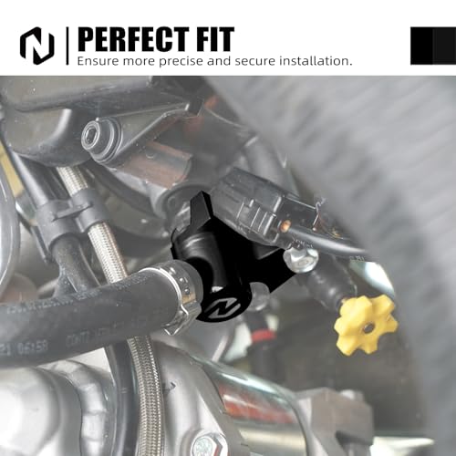 NICECNC Fuel Injector Rail Motorcycle Black - color: black
