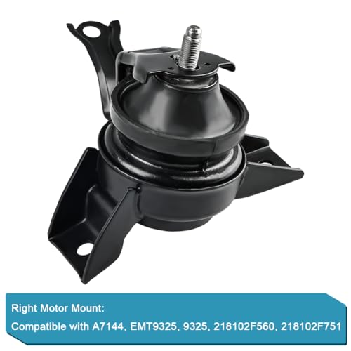 Engine Motor & Transmission Mount Kit Replacement for Kia Spectra L4 2.0L - size: 4PCS-Compatible with 2004-2006 Spectra 2.0L