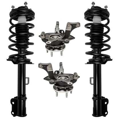 Detroit Axle - Front 4pc Steering Knuckles Kit for 05-12 Ford Escape - size: 4QU47679/ Big strut kit