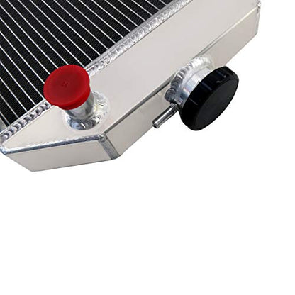 2 Row Radiator Compatible with Yanmar Tractor YM240 YM1700 YM2000 Aluminum Radiators Replacement #124460-44501