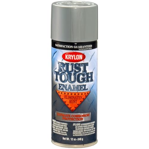 Krylon K09213007 'Rust Tough' Aluminum Rust Preventive Enamel - 12 oz. Aerosol - color: Aluminum, size: 12 Ounce (Pack of 1)