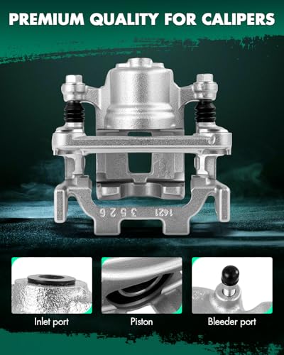 SCITOO Rear Driver & Passenger Side Disc Brake Calipers 19B3850 19B3851 - size: Rear[19B3850 & 19B3851]