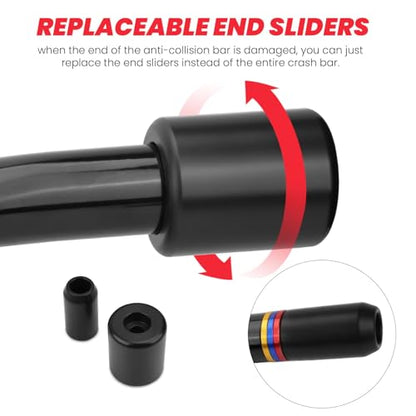 Crash Bar Compatible with Harley Davidson Touring Models 2014-2026, Black Engine Guard Bar for Street Glide Road Glide Road King Electra Glide - size: Crash Bar 2014-later