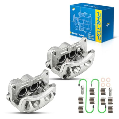 PHILTOP Brake Caliper for 2011-2014 Ford Edge - size: 18-B5026AS, 18-B5027AS