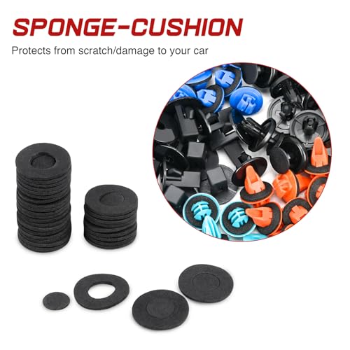Nilight 181PCS Car Bumper Retainer Clips with Fastener Remover for Lexus Toyota 4Runner Tacoma RAV4 Scion 75495-35010 75397-35010 90189-06065 90189-06013 90189-06028 90467-07201，2 Years Warranty - color: 180Pcs+1tool