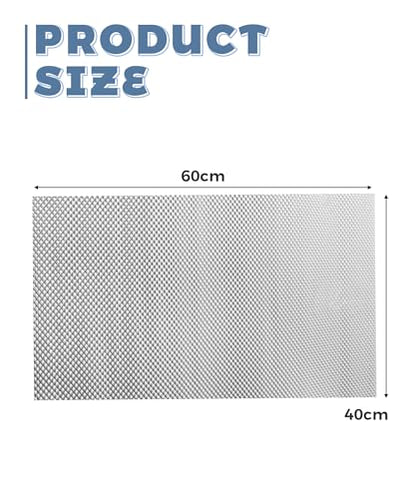 Car Heat Shield,Automotive Replacement Exhaust Heat Shields,Car Accessories Aluminum High Temperature Thermal Barrier Exhaust Electrical,Fit for Mufflers,Fuel Tanks (40 * 60cm) - size: 40*60cm